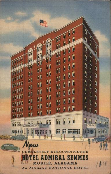 Hotel Admiral Semmes Mobile, AL Postcard