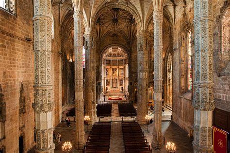 Interior of the Jeronimos Monastery Church Photograph by Artur Bogacki ...