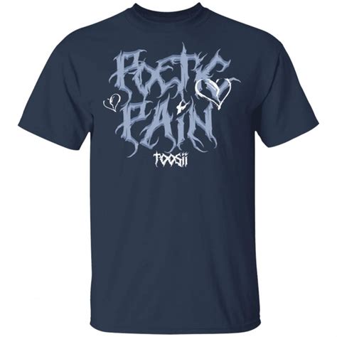 Toosii Merch Poetic Pain T-Shirt - Tipatee