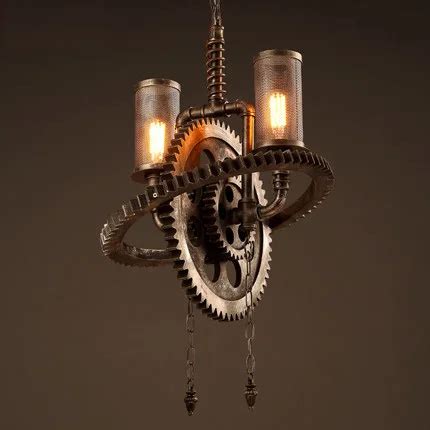 Loft Style Pendant Lights Creative Gear Vintage Pendant Lamp Personality Industrial Style ...