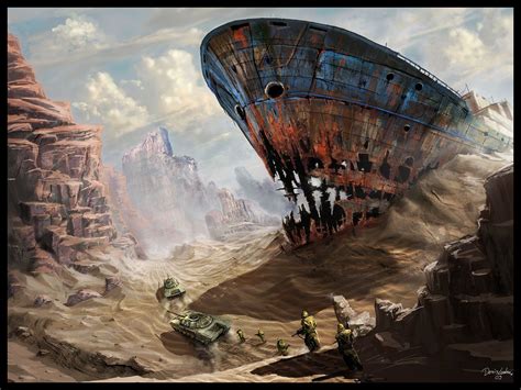 shipwreck | Post apocalyptic art, Desert landscape art, Apocalypse art