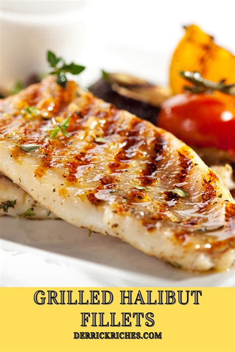 Grilled Halibut Fillets - BBQ & Grilling with Derrick Riches