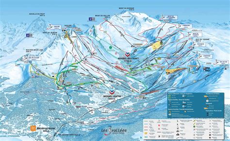 Meribel ski map