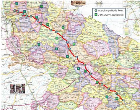 Purvanchal Expressway Route Map In Ballia