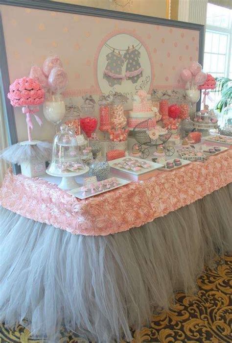 31 Cute Baby Shower Dessert Table Décor Ideas - DigsDigs