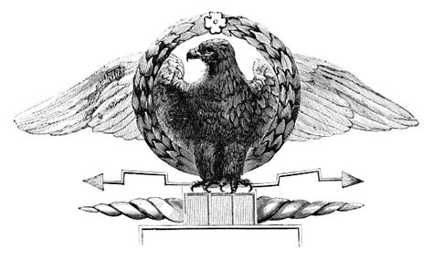 Eagle Symbol For Ancient Rome Stock Illustration - Download Image Now ...