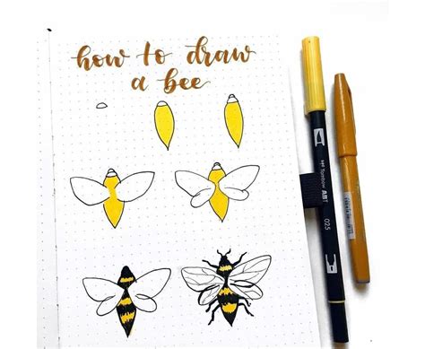 50 Easy + Cute Things to Draw (With Step by Step Examples) | Bullet journal art, Doodle art ...