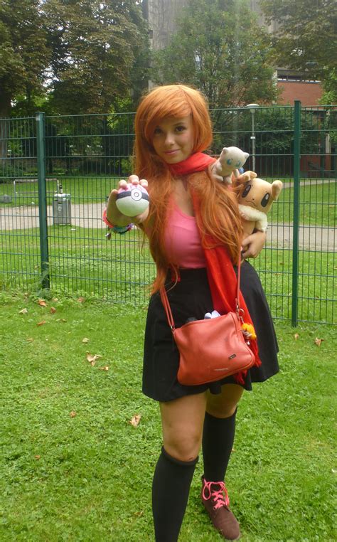 powerpuff girls blossom cosplay pokemon trainer by aponevee on DeviantArt