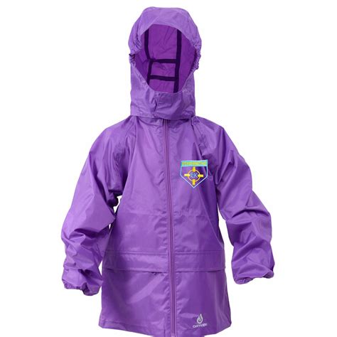 St.Kenneth's Purple Light Rainjacket