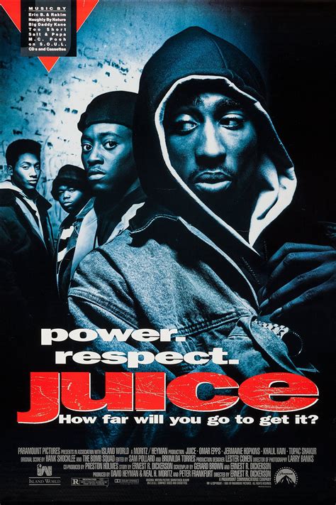 Juice Movie Tupac Shakur Poster 24x36 inches | Etsy