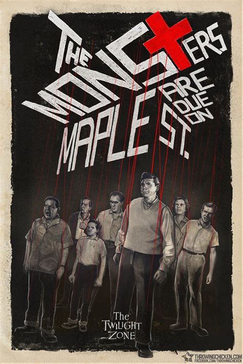 Twilight Zone the Monsters Are Due on Maple Street Poster Claude Akins ...