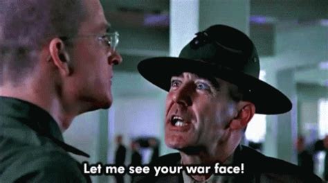 War Face Full Metal Jacket GIF - War Face Full Metal Jacket R Lee Ermey - Discover & Share GIFs