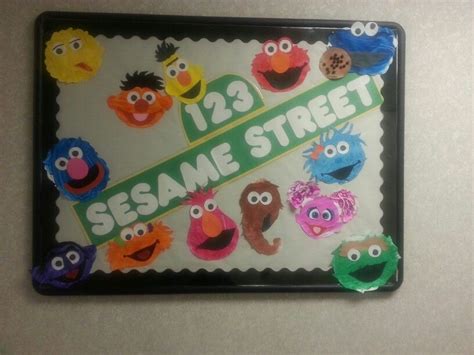 Sesame Street Bulletin Board for Preschool Classroom Decor