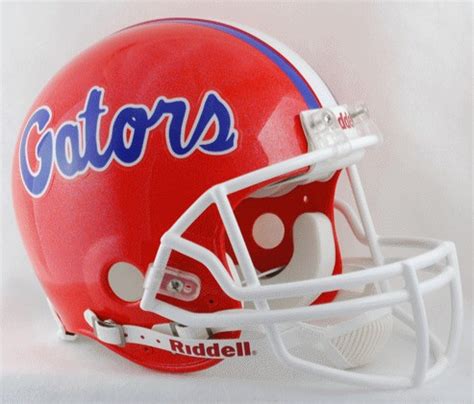 Florida Gators Football Helmet Blue Flake