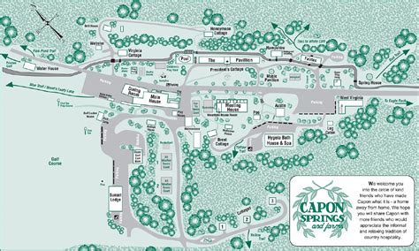 Capon Springs Resort Map | View Our Grounds | High View, West Virginia