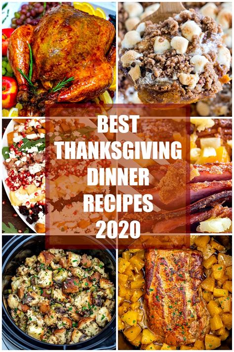 Best Thanksgiving dinner recipes 2020 - Sweet and Savory Meals