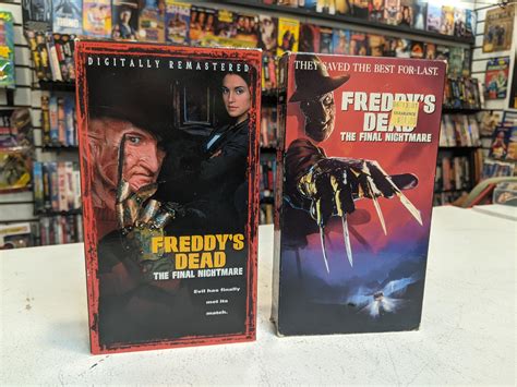 Freddy's Dead The Final Nightmare VHS : r/VHS