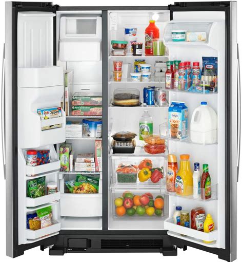 Amana 24.5 Cu. Ft. Side-by-Side Refrigerator with Water and Ice ...