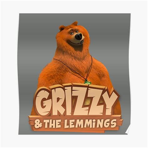 "grizzy and the lemmings toys plush" Poster for Sale by nimxl | Redbubble