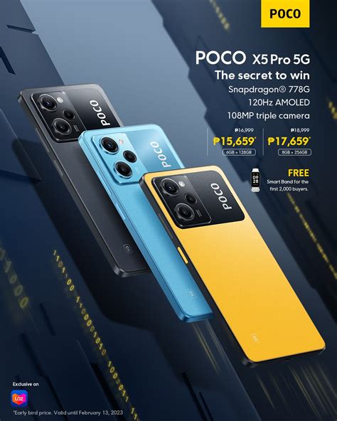 POCO X5 Pro 5G, X5 5G price and availability in the Philippines