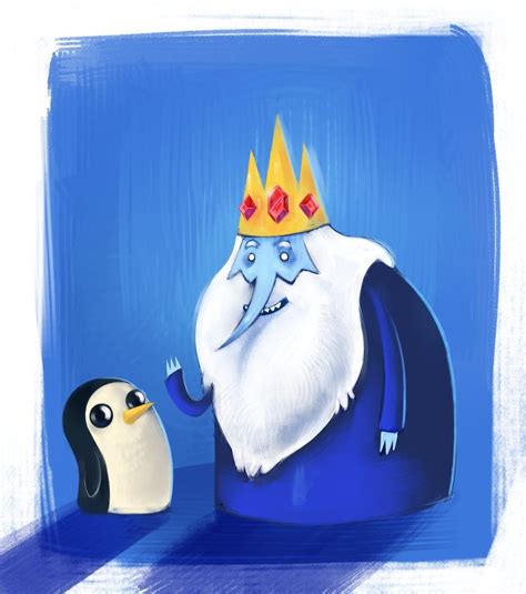 Ice King and Gunter! ;) - Adventure Time with Ice King and Gunter! Fan Art (35943018) - Fanpop