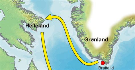 Map of the Greenland-Vinland Voyage (Illustration) - World History ...