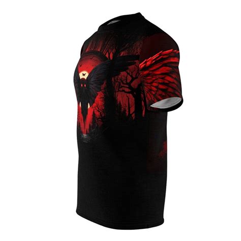 Mothman Urban Legend Folklore Horror Point Pleasant Unisex Cut & Sew Tee Magic Supernatural ...