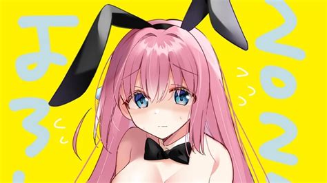 Bocchi the Rock! Manga Author Draws Hitori Goto in Bunny Suit as Happy New Year Card for Fans ...