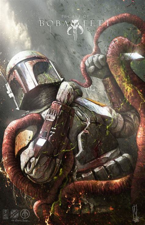 Boba Fett in the Sarlacc Pit - Shane Molina | Star wars pictures, Star ...