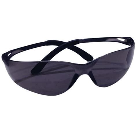 Shaded Sunglass Style Plastic Safety Glasses - 12 Pack