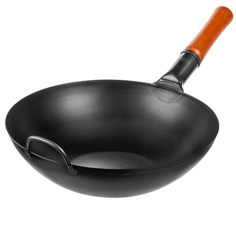 Buy YOSUKATA Carbon Steel Wok Pan – 13,5 “ Woks and Stir Fry Pans ...