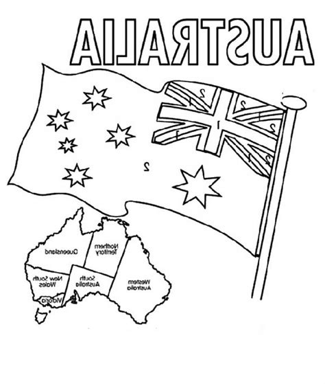 australia day colouring pages - Clip Art Library