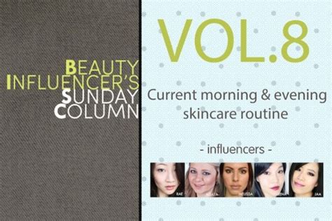 theNotice - BISC Vol.8: What’s your current morning and evening skincare routine? - theNotice
