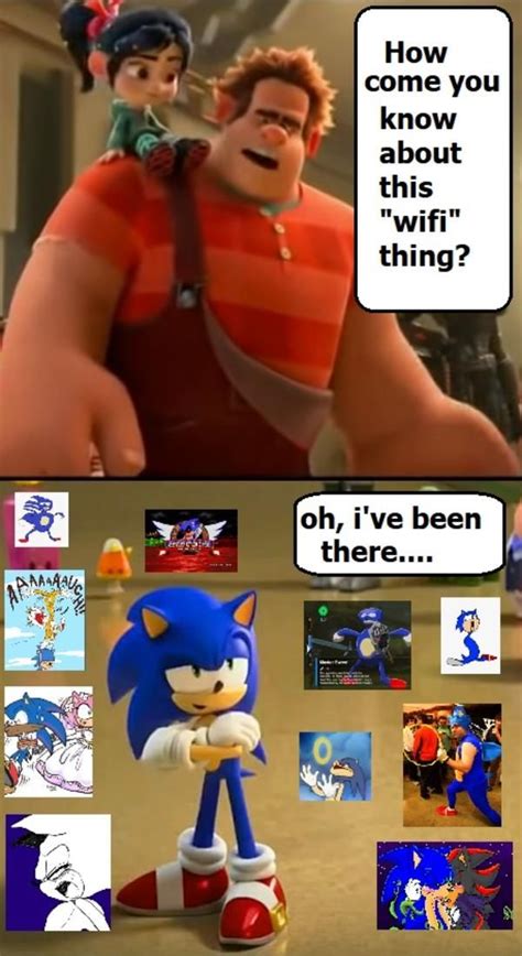 Sonic Wreck it Ralph 2 | Wreck-It Ralph | Sonic funny, Wreck it ralph ...