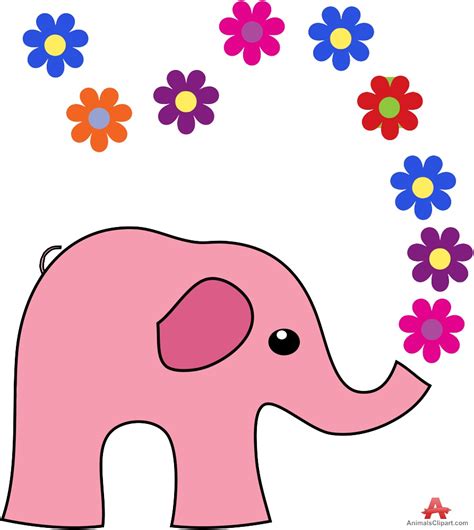 Pink Elephant Clipart | Free download on ClipArtMag