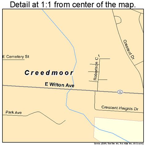 Creedmoor North Carolina Street Map 3715320