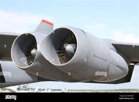 Pratt & Whitney engines TF33 of the B-52H Stratofortress Stock Photo - Alamy