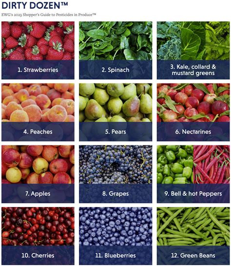 Dirty Dozen 2023 Produce Guide – Choosing Health Now