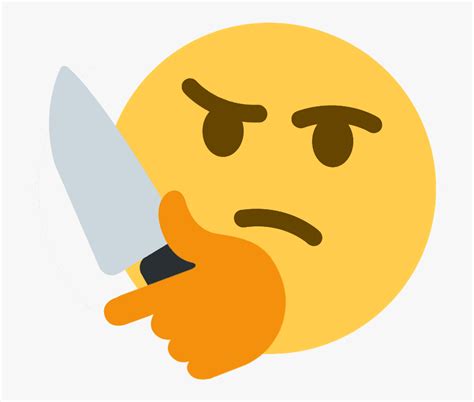 Stabs Discord Emoji - Discord Thinking Emoji Transparent, HD Png ...