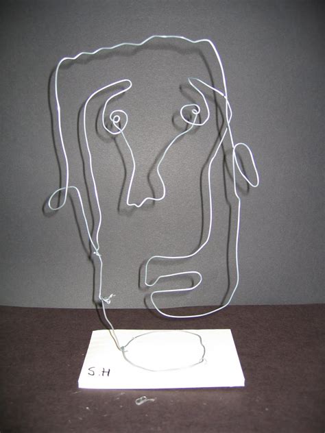 Mrs.McGinley -Lower School Art: Wire Sculpture