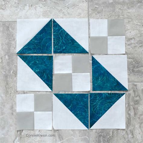 Jacob's Ladder Quilt Block Variation - Freemotion by the River