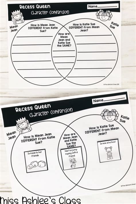 Character in the Classroom: Recess Queen Book Companion - Miss Ashlee's Class