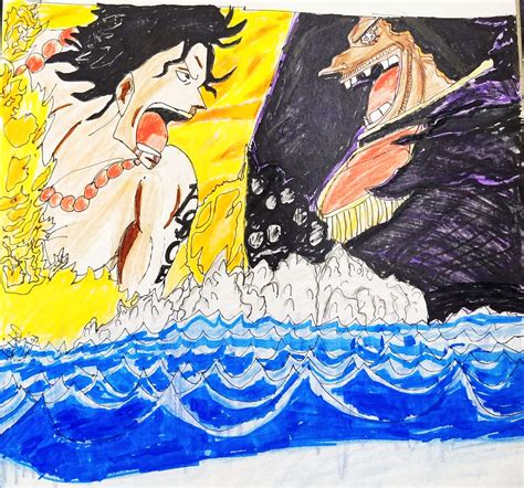 ace vs blackbeard one piece : r/OnePiece