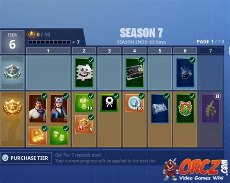 Fortnite Battle Royale: Season 7 Battle Pass Rewards - Orcz.com, The Video Games Wiki