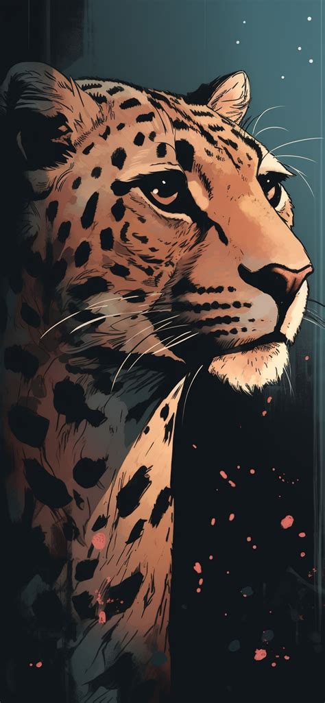 Leopard Dark Art Wallpapers - Cool Leopard Wallpaper for iPhone