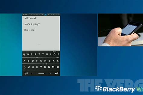 BlackBerry 10 devices with physical keyboards to get word-prediction ...