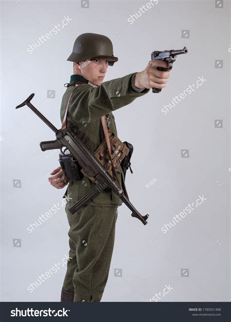 Male Actor Uniform German Army Officer Stock Photo 1785051488 ...