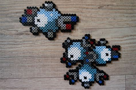 081 Magnéti / Magnemite 082 Magnéton / Magneton Perler Bead Pokemon Patterns, Hama Beads Pokemon ...