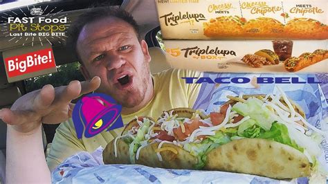 Taco Bell ⭐$5 Tripleupa Box | TRIPLE CHALUPA⭐ Food Review!!! - YouTube