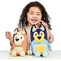 2-Pack Bluey Dad 12-in Bandit & Mum 11-in Chilli Plush Bundle